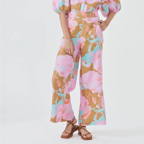 Lanhtropy Pants - NWT Lanhtropy Luna Pants in Aquarela